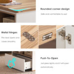 WLiftable multi-function coffee table - table top opens to 2 tables, large capacity, - Image 10