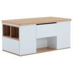 WLiftable multi-function coffee table - table top opens to 2 tables, large capacity, - Image 18