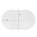 Coffee table, cloud-shaped coffee table with drawers and storage compartments. - Image 10