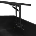 High-Gloss Lift-Top Tea Table, LED Coffee Table 100x50x45 cm with LED Lighting - Half-Raisable Design - Image 19