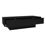Modern Black High-Gloss Coffee Table, 115 x 55 x 34 cm, with 2 Drawers, LED Lighting and 30 kg Load Capacity - Image 21