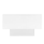 Modern High-Gloss Coffee Table in White, 115 x 55 x 34 cm, with 2 Drawers, LED Lighting and 30 kg Load Capacity - Image 20