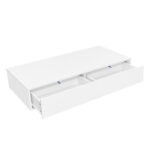 Modern High-Gloss Coffee Table in White, 115 x 55 x 34 cm, with 2 Drawers, LED Lighting and 30 kg Load Capacity - Image 23