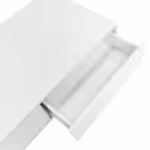 Moderní konferenční stolek s vysoce lesklým povrchem v bílé barvě, rozměry 115 x 55 x 34 cm, se 2 zásuvkami, LED osvětlením a nosností 30 kg - Obrázek 71