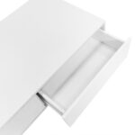 Modern High-Gloss Coffee Table in White, 115 x 55 x 34 cm, with 2 Drawers, LED Lighting and 30 kg Load Capacity - Image 71