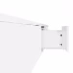 Moderní konferenční stolek s vysoce lesklým povrchem v bílé barvě, rozměry 115 x 55 x 34 cm, se 2 zásuvkami, LED osvětlením a nosností 30 kg - Obrázek 73