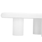 Irregular Cloud-Shaped Coffee Table, 97cm Length, 67cm Width, 32cm Height, MDF with Felt Pads - Image 7