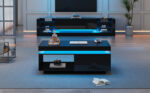 Modern High-Gloss Coffee Table with LED Lighting, 100x50x40.3 cm - Elegant Table with Drawer and Storage - Image 3