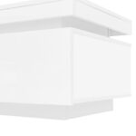 Modern High-Gloss Coffee Table with LED Lighting, 100x50x40.3 cm - Elegant Table with Drawer and Storage - Image 28