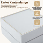 Functional Coffee Table for the Living Room, 360° Rotatable, Rotating Table Top with 2 Shelves and Storage - Image 20