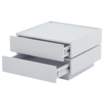 Functional Coffee Table for the Living Room, 360° Rotatable, Rotating Table Top with 2 Shelves and Storage - Image 34