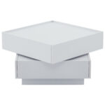 Functional Coffee Table for the Living Room, 360° Rotatable, Rotating Table Top with 2 Shelves and Storage - Image 71