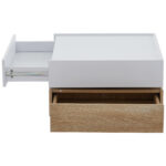 Functional Living Room Coffee Table, 360° Rotatable, Rotating Table Top with 2 Tiers and Storage Function - Image 43