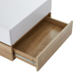 Functional Living Room Coffee Table, 360° Rotatable, Rotating Table Top with 2 Tiers and Storage Function - Image 83