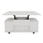 Height-Adjustable Coffee Table, 3-in-1 Multi-Functional Coffee Table, Living Room Table with Storage - Image 11