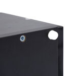 Modern Black High-Gloss Coffee Table with LED Lighting and 4 Drawers - Stylish Side Table, 90x55x41 cm - Image 72
