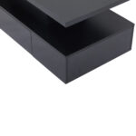 Two-Tier Living Room Coffee Table with 16-Color LED Light, High-Gloss Living Room Table, Sofa Table - Image 28