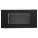 Black LED Coffee Table with Bluetooth App Control, Double-Layer High-Gloss Hollow Design Table, Large Storage - Image 50