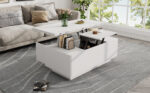 Modern Coffee Table with Double Lift Mechanism, Hidden Storage - Load Capacity up to 50 kg - Image 4