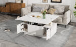 Modern Coffee Table with Double Lift Mechanism, Hidden Storage - Load Capacity up to 50 kg - Image 5