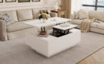 Modern Coffee Table with Double Lift Mechanism, Hidden Storage - Load Capacity up to 50 kg - Image 8