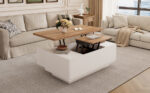 Modern Coffee Table with Double Lift Mechanism, Hidden Storage - Load Capacity up to 50 kg - Image 9