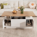 Modern Coffee Table with Double Lift Mechanism, Hidden Storage - Load Capacity up to 50 kg - Image 11