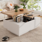 Modern Coffee Table with Double Lift Mechanism, Hidden Storage - Load Capacity up to 50 kg - Image 16