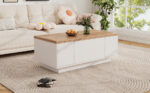 Modern Coffee Table with Double Lift Mechanism, Hidden Storage - Load Capacity up to 50 kg - Image 6