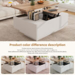 Modern Coffee Table with Double Lift Mechanism, Hidden Storage - Load Capacity up to 50 kg - Image 43