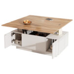 Modern Coffee Table with Double Lift Mechanism, Hidden Storage - Load Capacity up to 50 kg - Image 47
