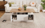 Modern Coffee Table with Double Lift Mechanism, Hidden Storage - Load Capacity up to 50 kg - Image 57