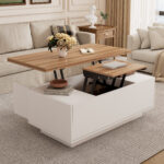Modern Coffee Table with Double Lift Mechanism, Hidden Storage - Load Capacity up to 50 kg - Image 68