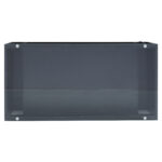 Modern Coffee Table with LED Light, rectangular sofa table with 2 Large Drawers, Spacious Living Room Table - Image 49