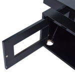 100×50×43cm Black High-Gloss Coffee Table, with App-Controllable LED Lights, Living Room Table - Image 11