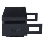 100×50×43cm Black High-Gloss Coffee Table, with App-Controllable LED Lights, Living Room Table - Image 44