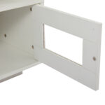 100×50×43cm White High-Gloss Coffee Table, with App-Controllable LED Lights, Living Room Table - Image 7