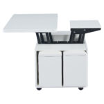 Height-Adjustable Coffee Table, Movable Sofa Table, 4-in-1 Multi-Functional Coffee Table Convertible into Work Table - Image 12