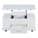 Height-Adjustable Coffee Table, Movable Sofa Table, 4-in-1 Multi-Functional Coffee Table Convertible into Work Table - Image 57