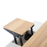 Height-Adjustable Coffee Table with Folding Function and 4 Drawers, 100 x 50 x 47.5 cm, One Large and One Small Drawer - Image 44