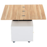 Height-Adjustable Coffee Table with Folding Function and 4 Drawers, 100 x 50 x 47.5 cm, One Large and One Small Drawer - Image 46