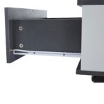 100*98*65cm Height-Adjustable Coffee Table with Hidden Storage and Shelf, Living Room Table - Image 23