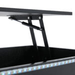 Height-Adjustable Coffee Table with Hidden Storage and Drawer, 96*45*40cm High-Gloss Design - Image 34