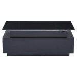 Height-Adjustable Coffee Table with Hidden Storage and Drawer, 96*45*40cm High-Gloss Design - Image 43