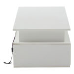 100*50*35cm Tea Table with LED, Living Room Coffee Table, Sofa Table with 2 Drawers, Coffee Table with Storage - Image 40
