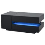 95*50*40cm Lift-Top Coffee Table, Living Room Table, Side Table, Coffee Table with 1 Drawer and 1 Storage Compartment - Image 16