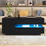 95*50*40cm Lift-Top Coffee Table, Living Room Table, Side Table, Coffee Table with 1 Drawer and 1 Storage Compartment - Image 18