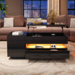 95*50*40cm Lift-Top Coffee Table, Living Room Table, Side Table, Coffee Table with 1 Drawer and 1 Storage Compartment - Image 22