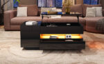 95*50*40cm Lift-Top Coffee Table, Living Room Table, Side Table, Coffee Table with 1 Drawer and 1 Storage Compartment - Image 25