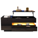 95*50*40cm Lift-Top Coffee Table, Living Room Table, Side Table, Coffee Table with 1 Drawer and 1 Storage Compartment - Image 32